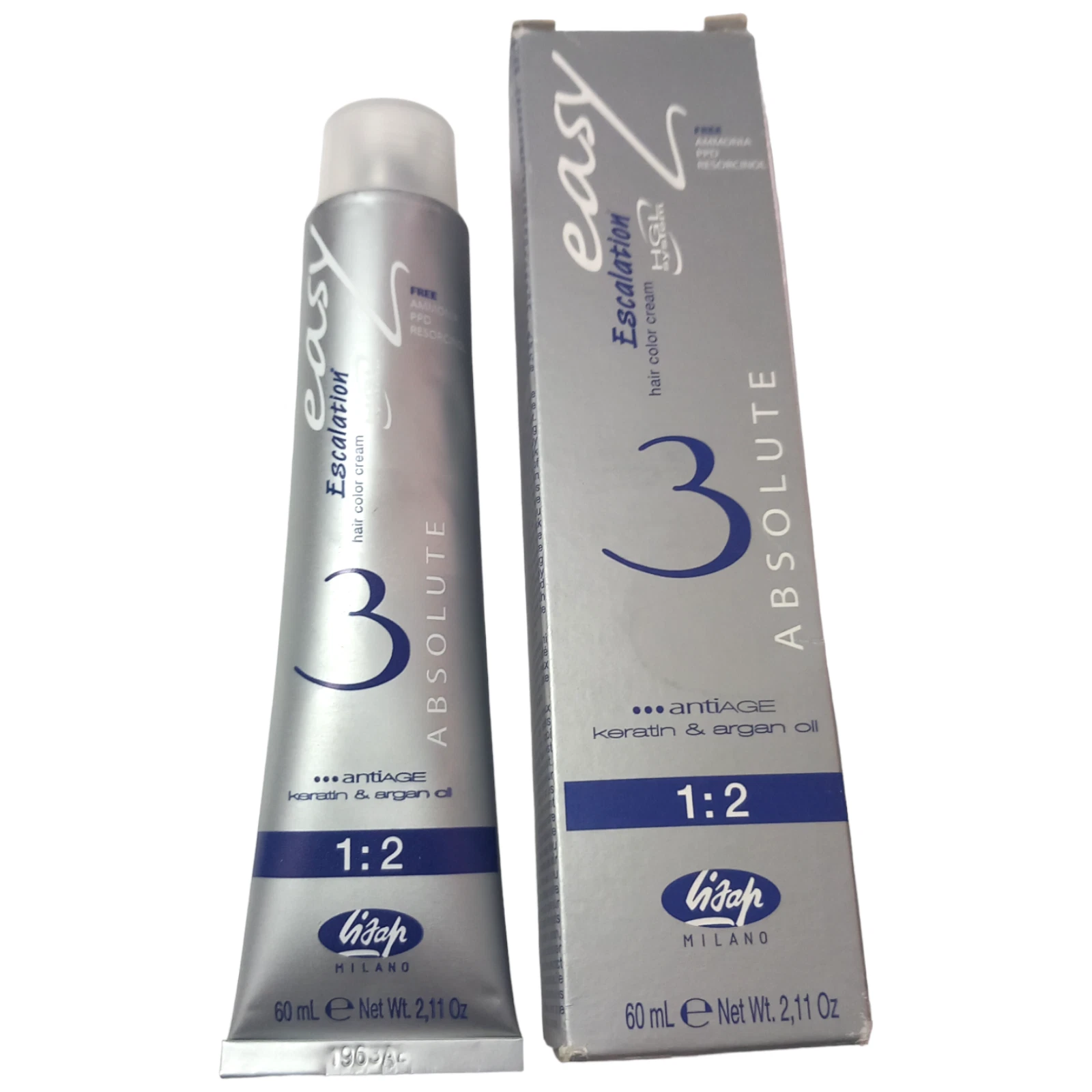 Lisap Absolute3 Anti-Age Hair Colour Cream - 60ml - 00-80 Intense Violet