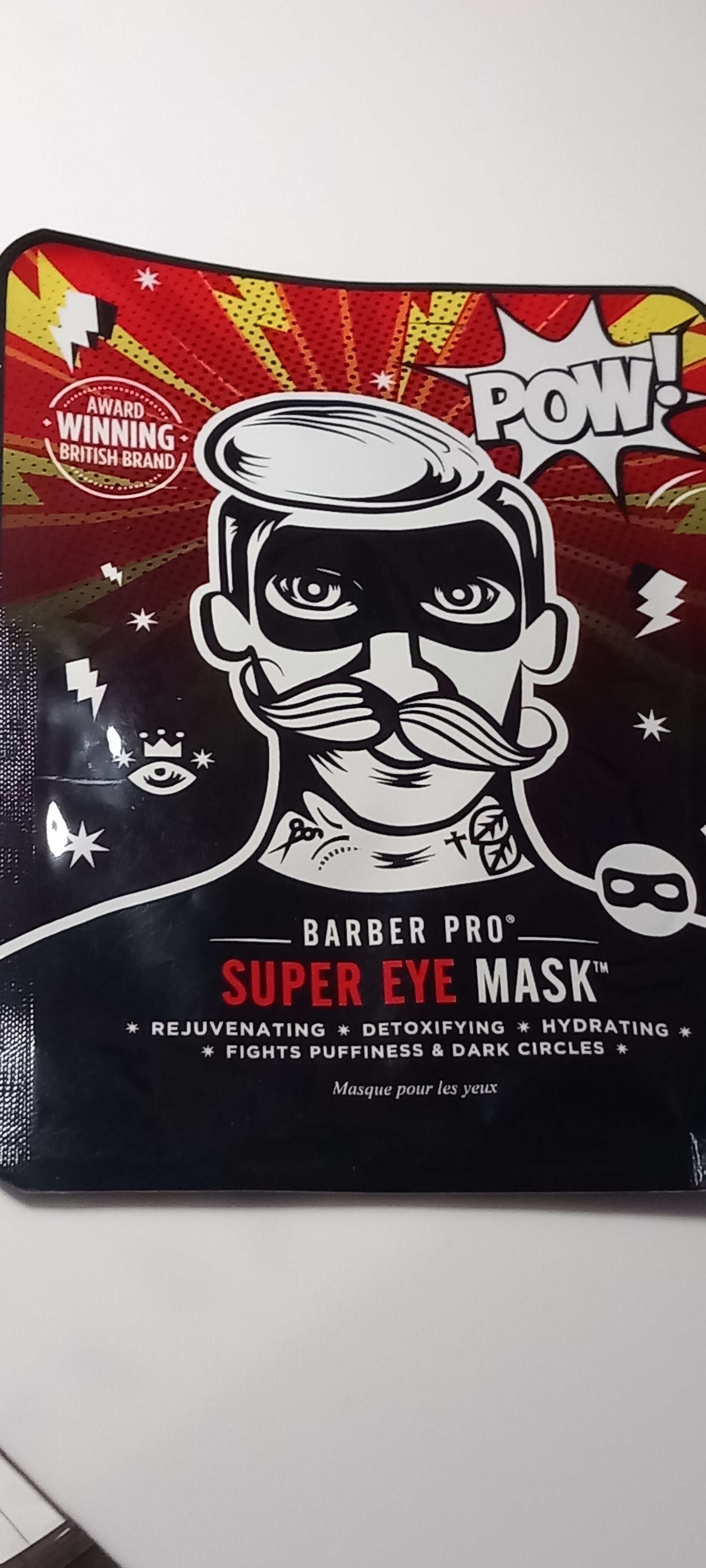 Barber Pro Eye Mask 15ml Super Men Skin Care Tired Eyes Hydration Brightening