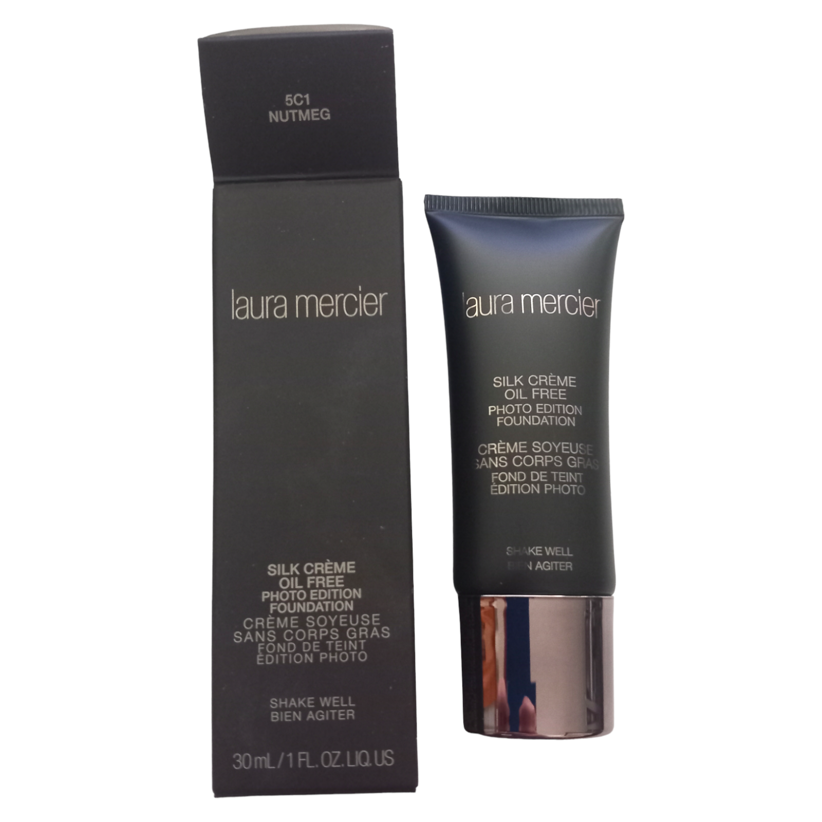 Laura Mercier Foundation 30ml 5C1 Nutmeg Silk Creme Oil-Free Photo Edition