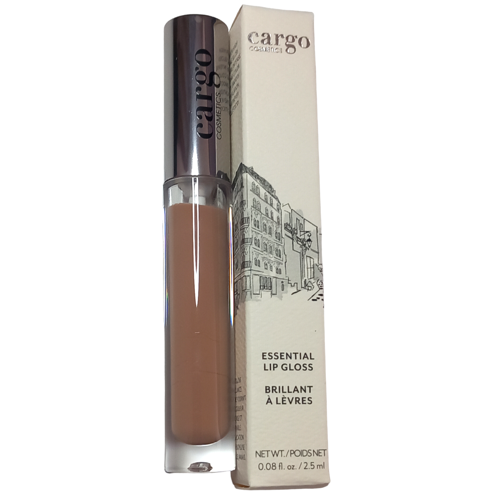 Cargo Lip Gloss 2.5ml 12 Taos Light Pink High Shine MakeUp Essential