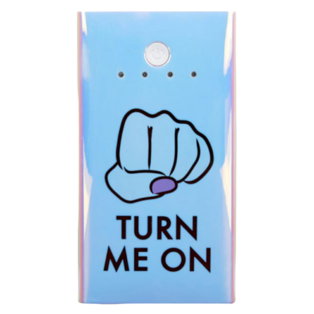 Power Bank 4000mAh My Mood Turn Me On Reflective Mobile Phone Charging Box Bar