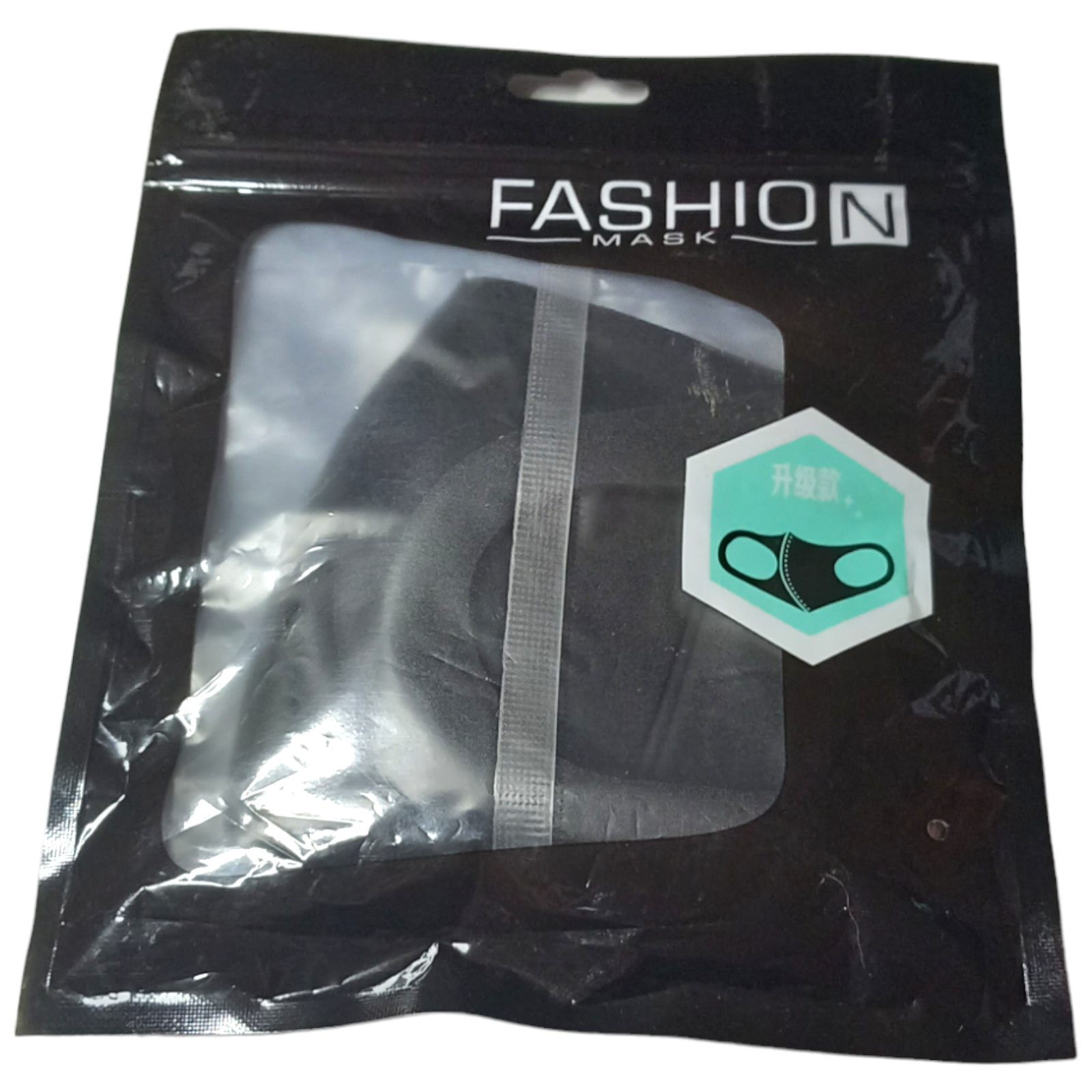 Fashion Face Mask Black Small Fabric Breathable Reusable