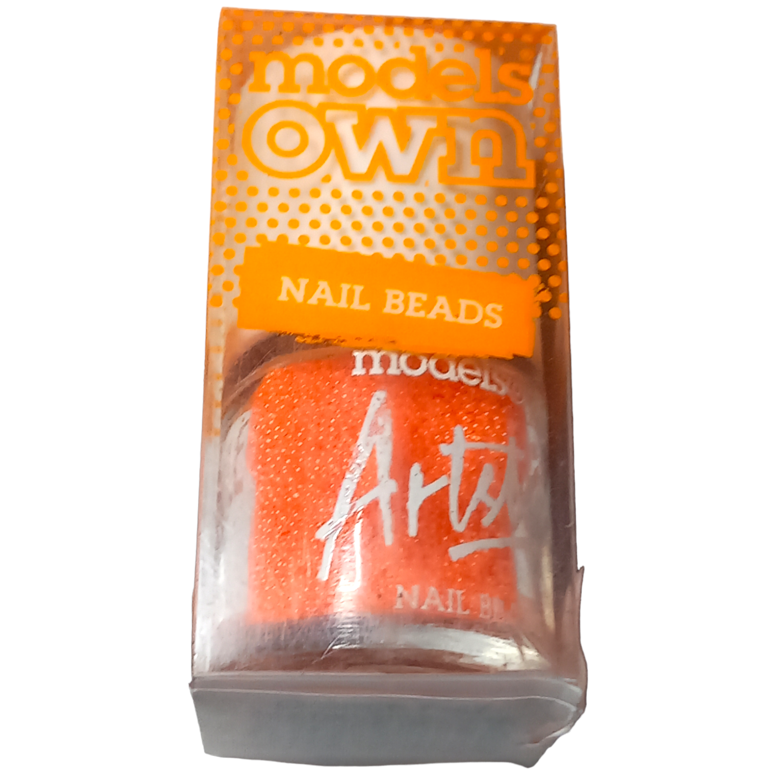 Models Own Artstix Nail Art Beads Orange Fizz 14g