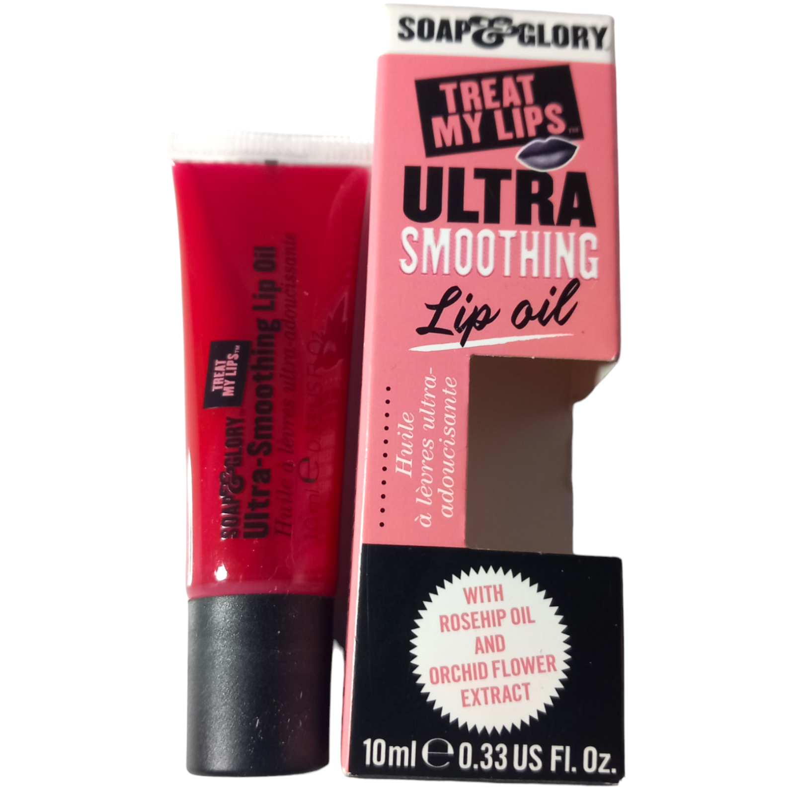 Soap And Glory Lip Oil 10ml Sheer Red Smoothing Treat My Lips Ultra Pout Shine