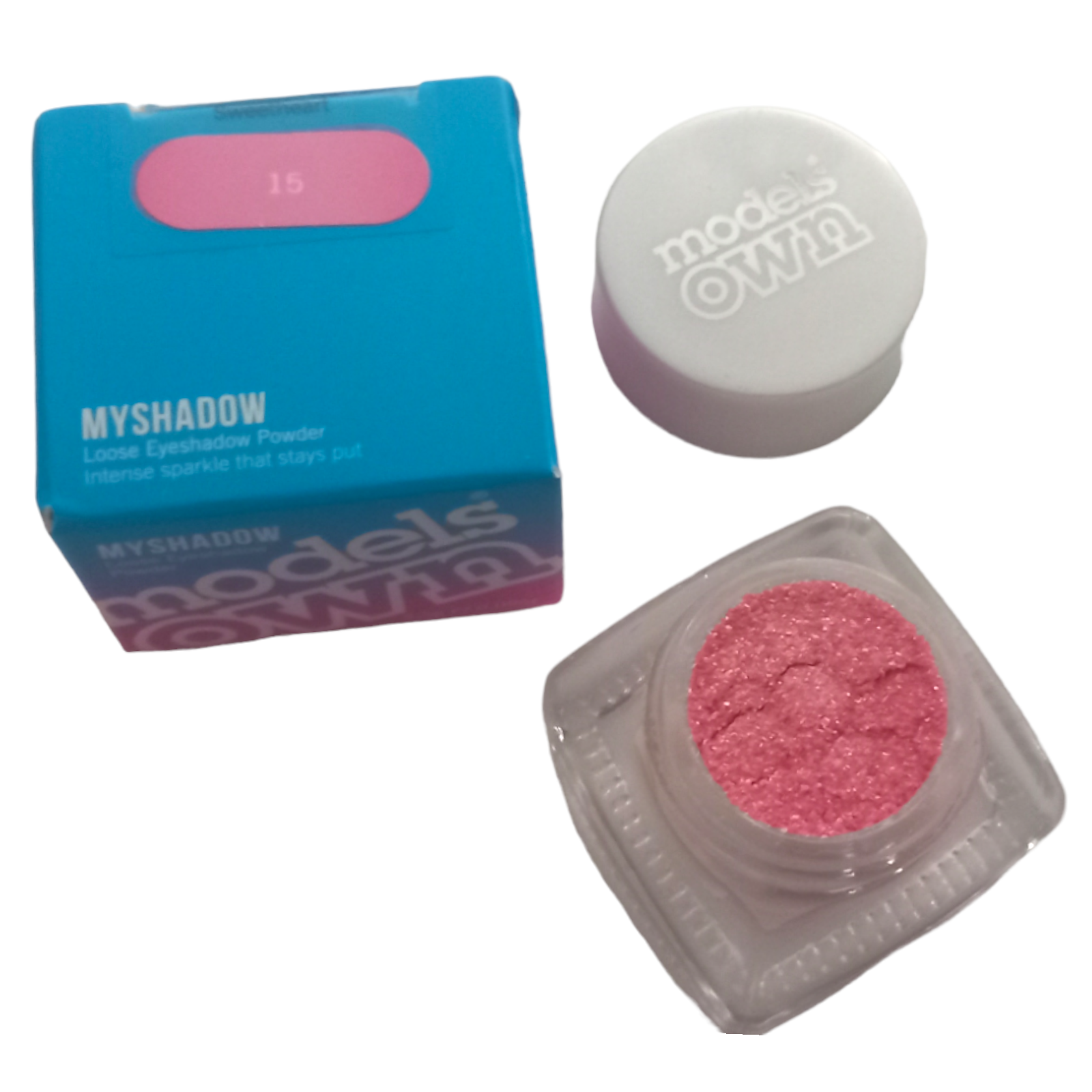 Models Own MyShadow Loose Eyeshadow Powder 15 Sweetheart Pink 2.5g