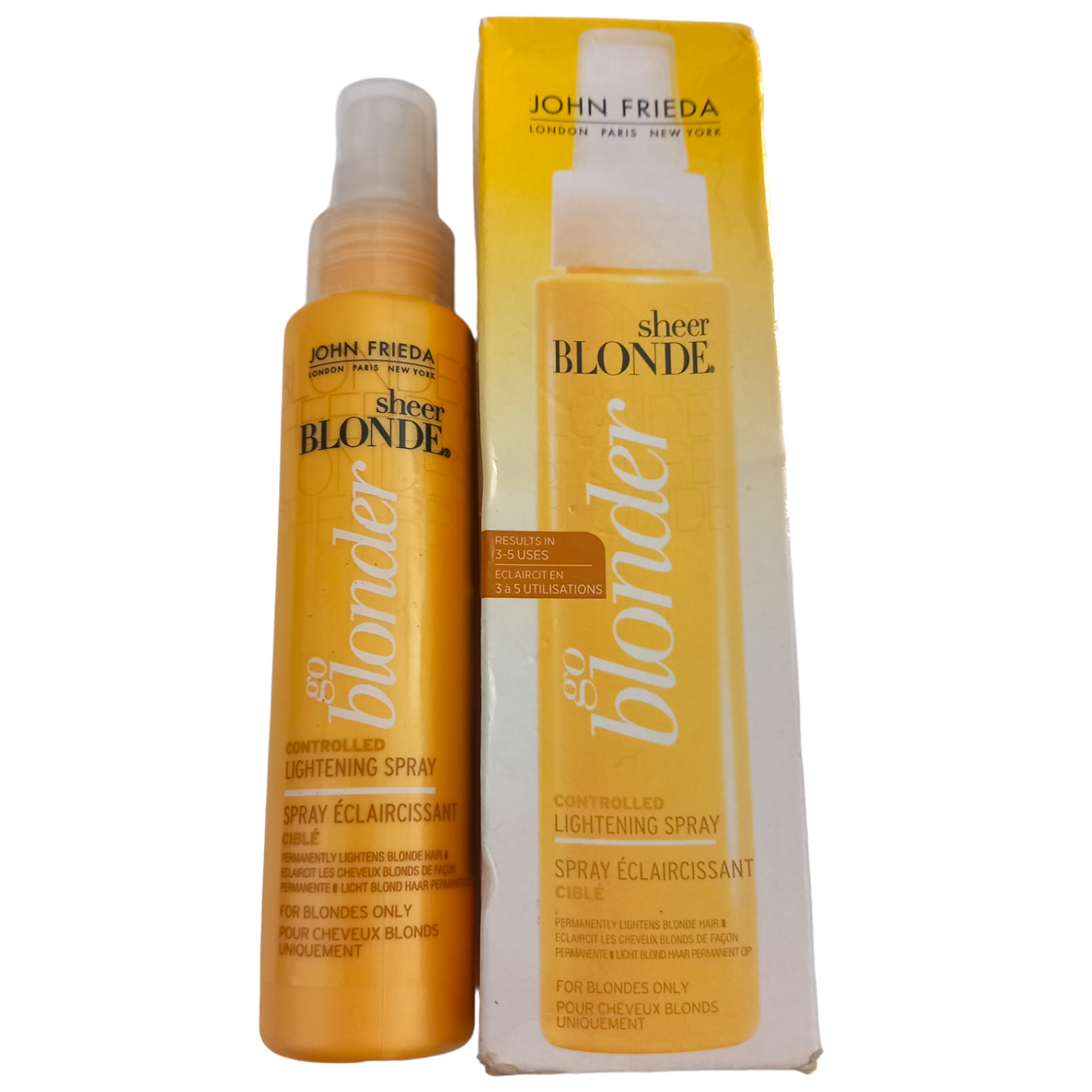 John Frieda Lightening Spray 100ml Sheer Blonde Go Blonder Controlled Hair