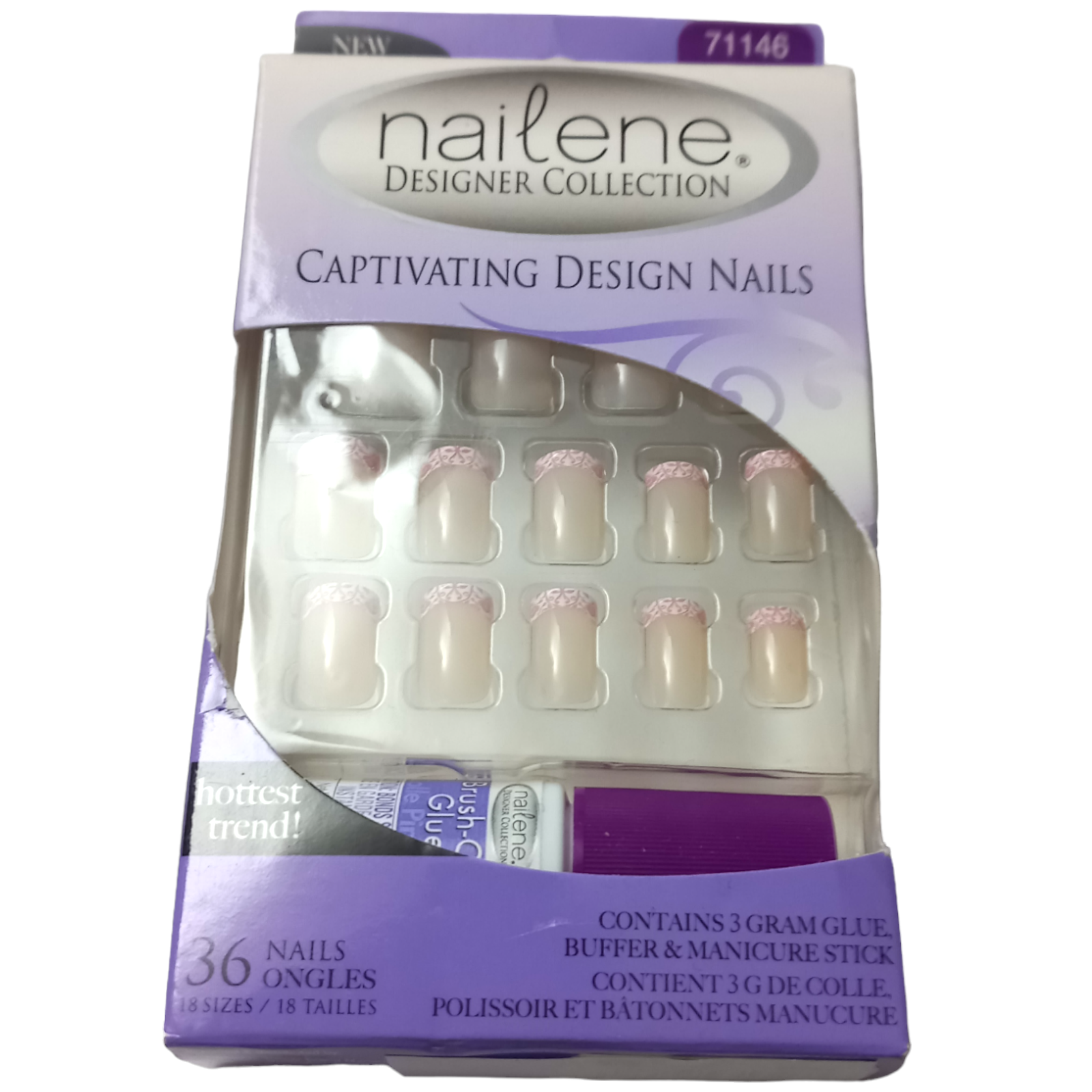 Nailene Designer Collection Captivating Design False Nails 71146 Sweetie
