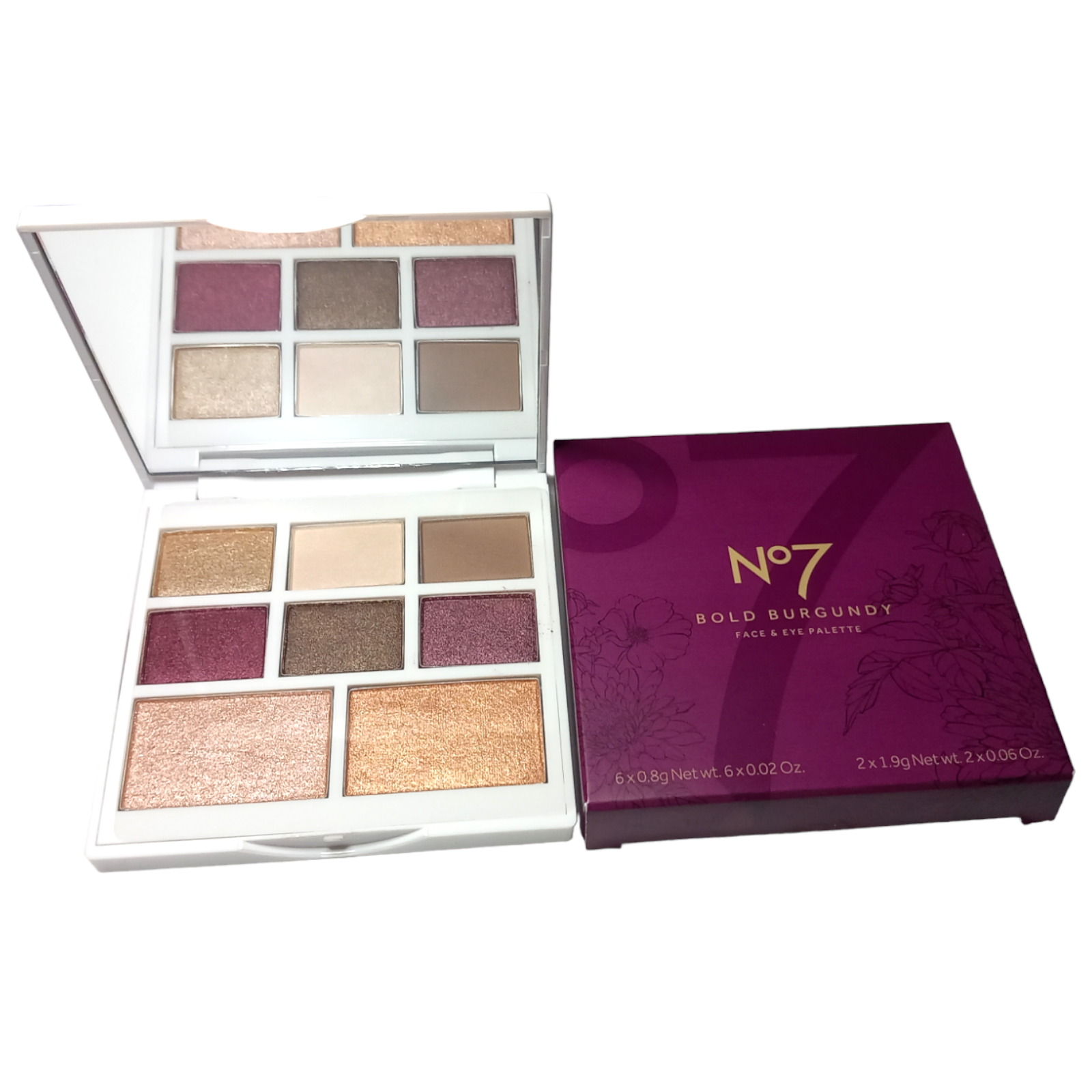 Boots No7 Bold Burgundy Collection Palette