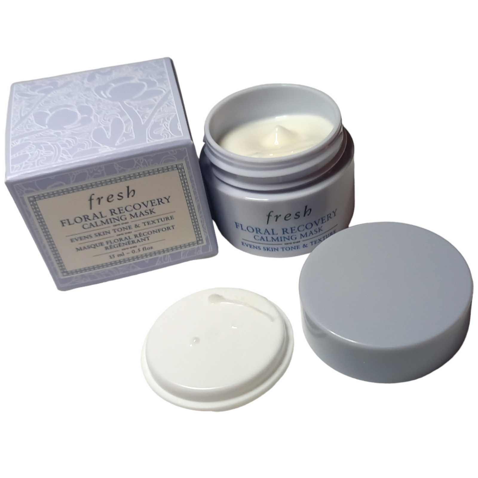 Fresh Floral Recovery Calming Mask 15ml Evens Skin Tone Texture Leave-On Daily