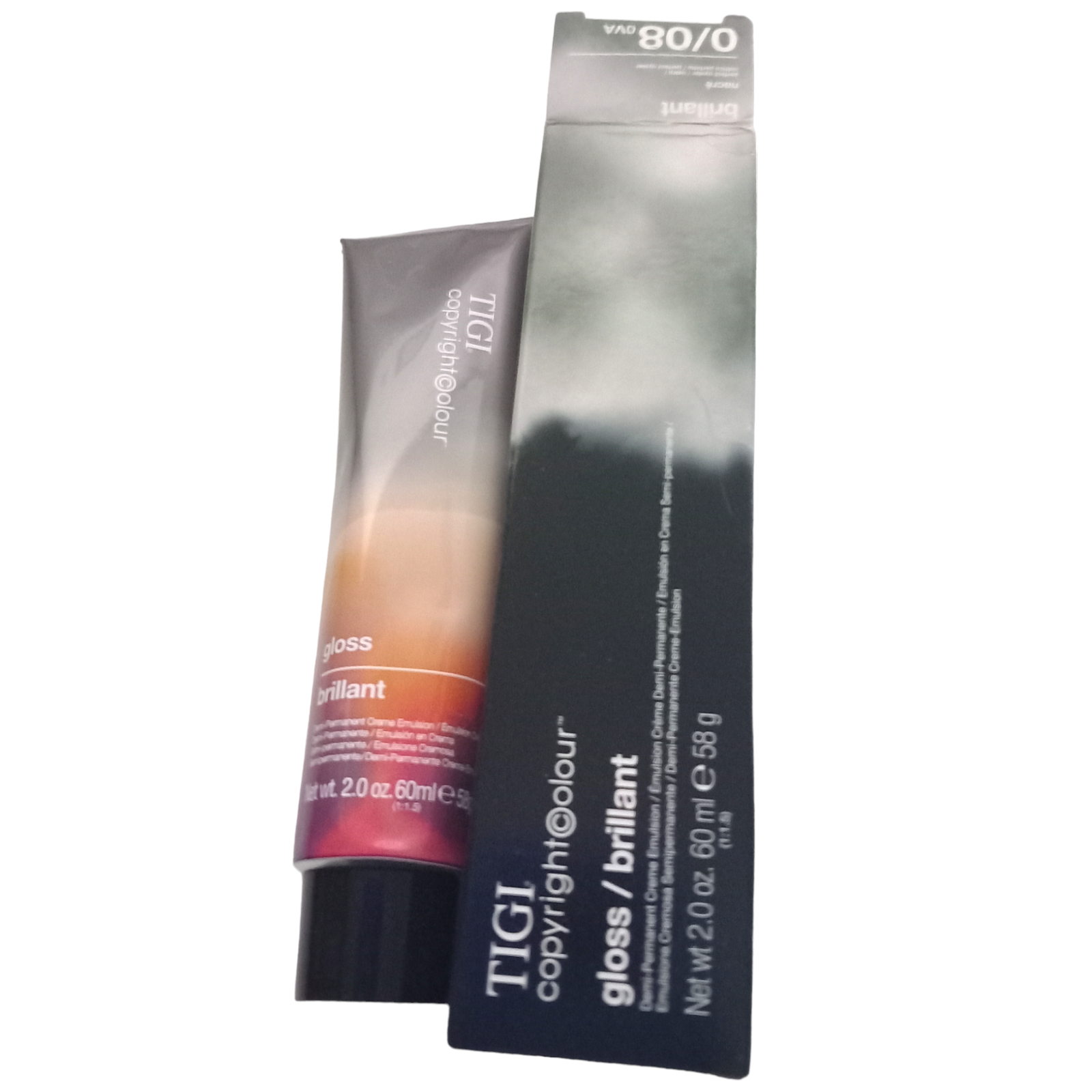 TIGI Hair Dye 0-08 0VA Perfect Oyster Gloss Copyright Demi-Permanent Cream Color