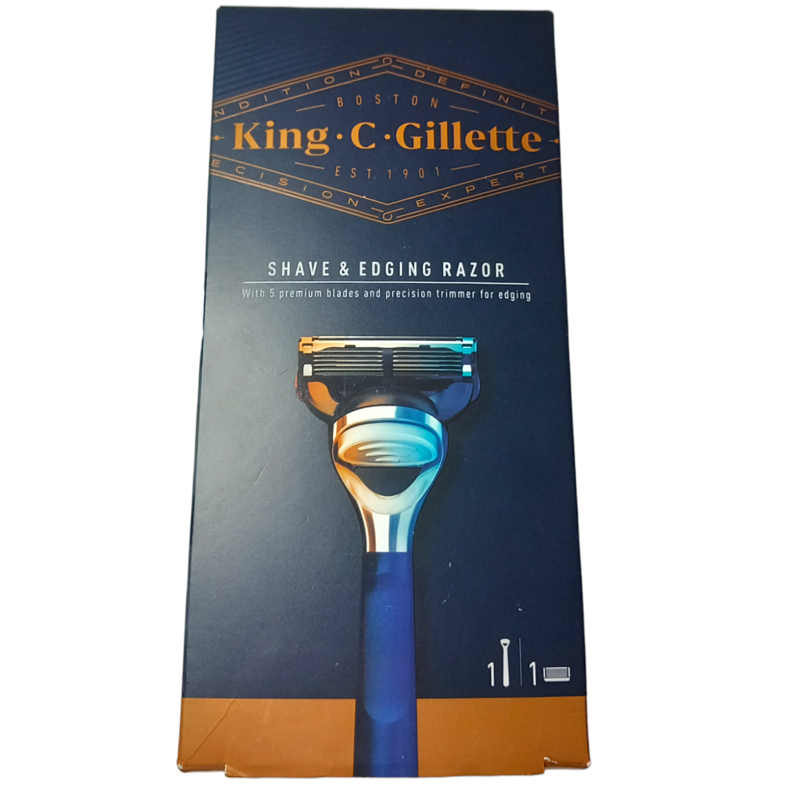 Gillette Shave and Edging Razor Men Shaving Skin Care Facial Hair Precise King C