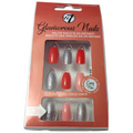 W7 Glamorous False Nails Attention Seeker Easy Apply Flex Nail Colour Tip