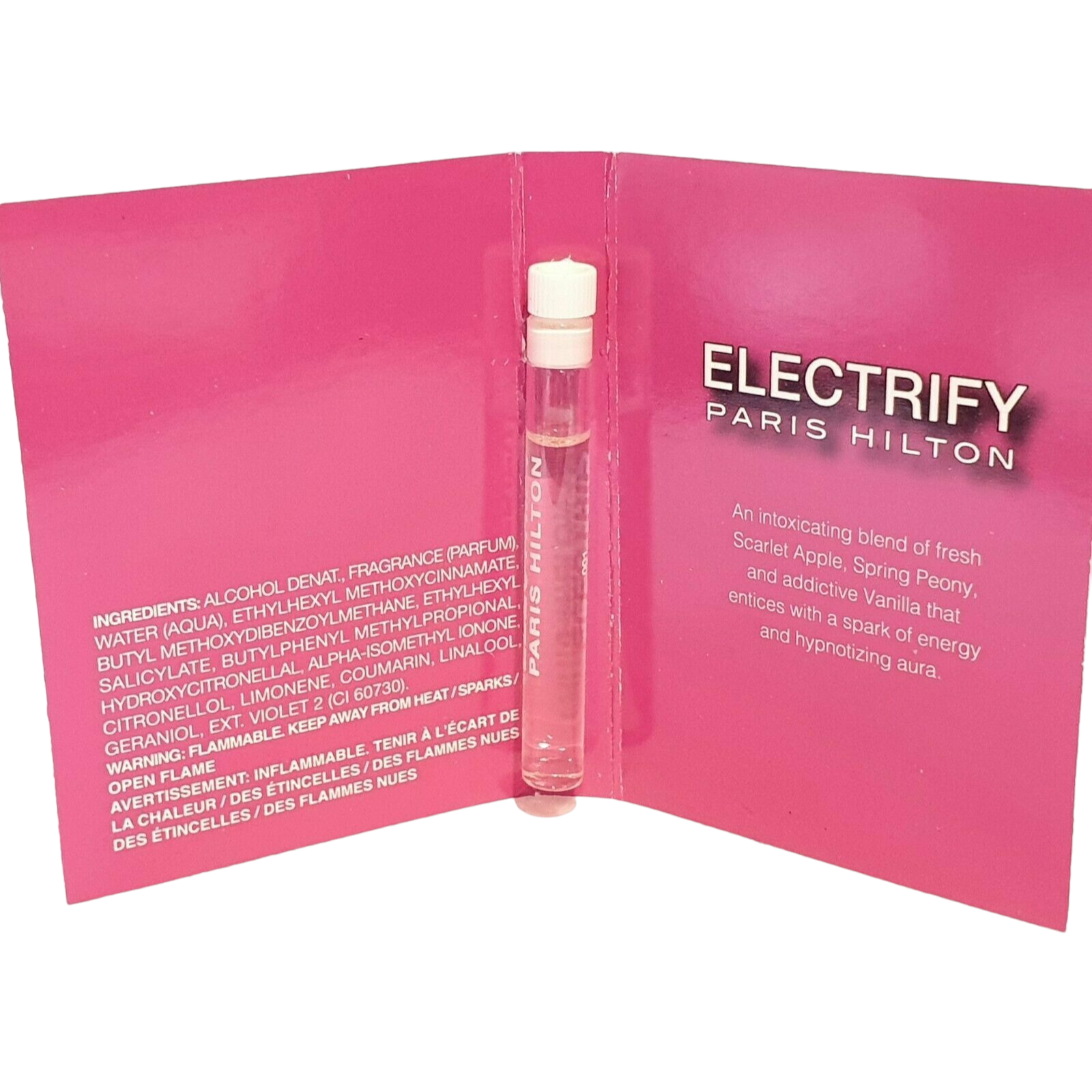 Paris Hilton Perfume Sample 1.5ml Electrify Eau De Parfum Fragrance Scent Mini