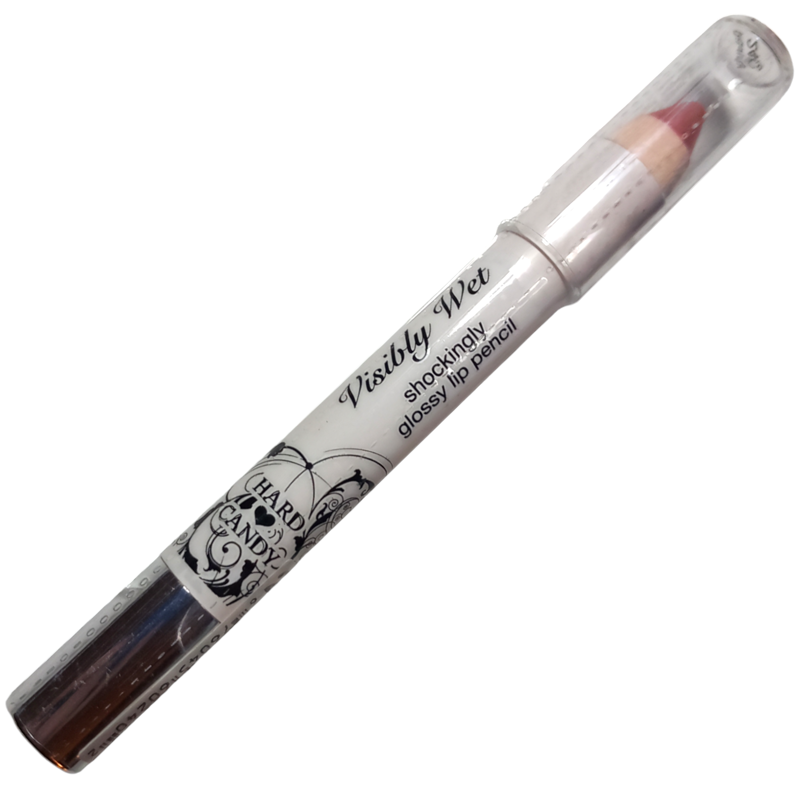 Hard Candy Lip Pencil 240 Beauty Visibly Wet Shockingly Glossy Colour Lips 3.6g