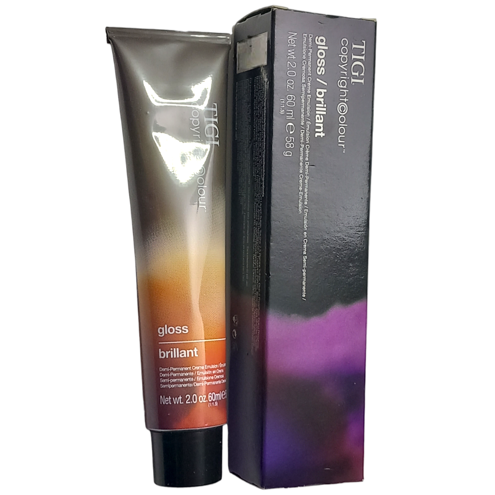 TIGI Hair Dye 5-26 5VR Light Violet Auburn Brown Copyright Demi-Permanent Cream