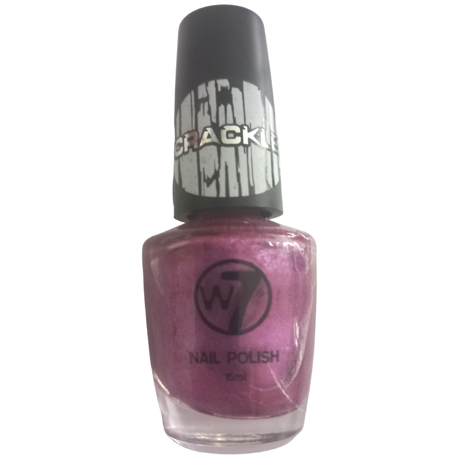 W7 Earthquake Crackle Effect Nail Polish Mauve Purple 15ml