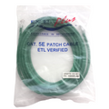 Patch Cable 4m Green H004MPLGN ETL Verified Ethernet Network Excel Plus CAT.5E