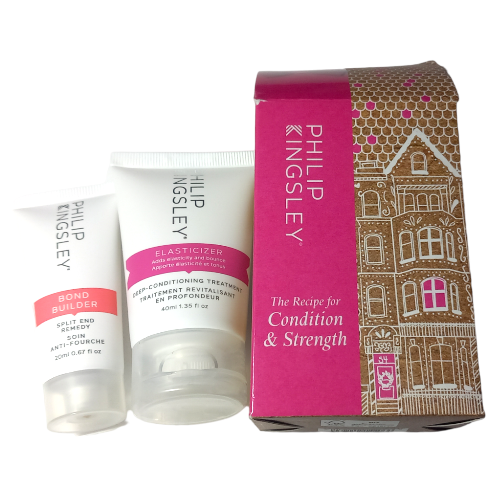 Philip Kingsley Gift Set Mini Hair - Recipe Condition Strength Elasticizer Bond