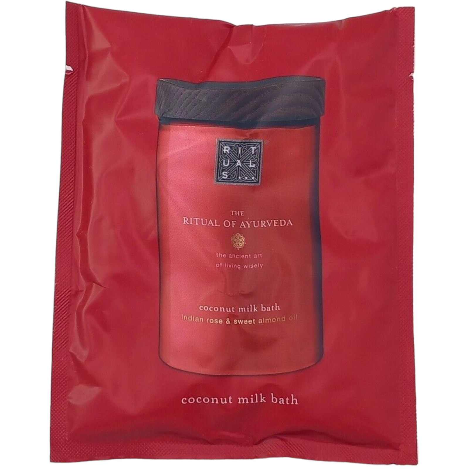 Rituals Ayurveda Bath Sachet 100g Travel Size Rose Almond Skin Coconut Milk