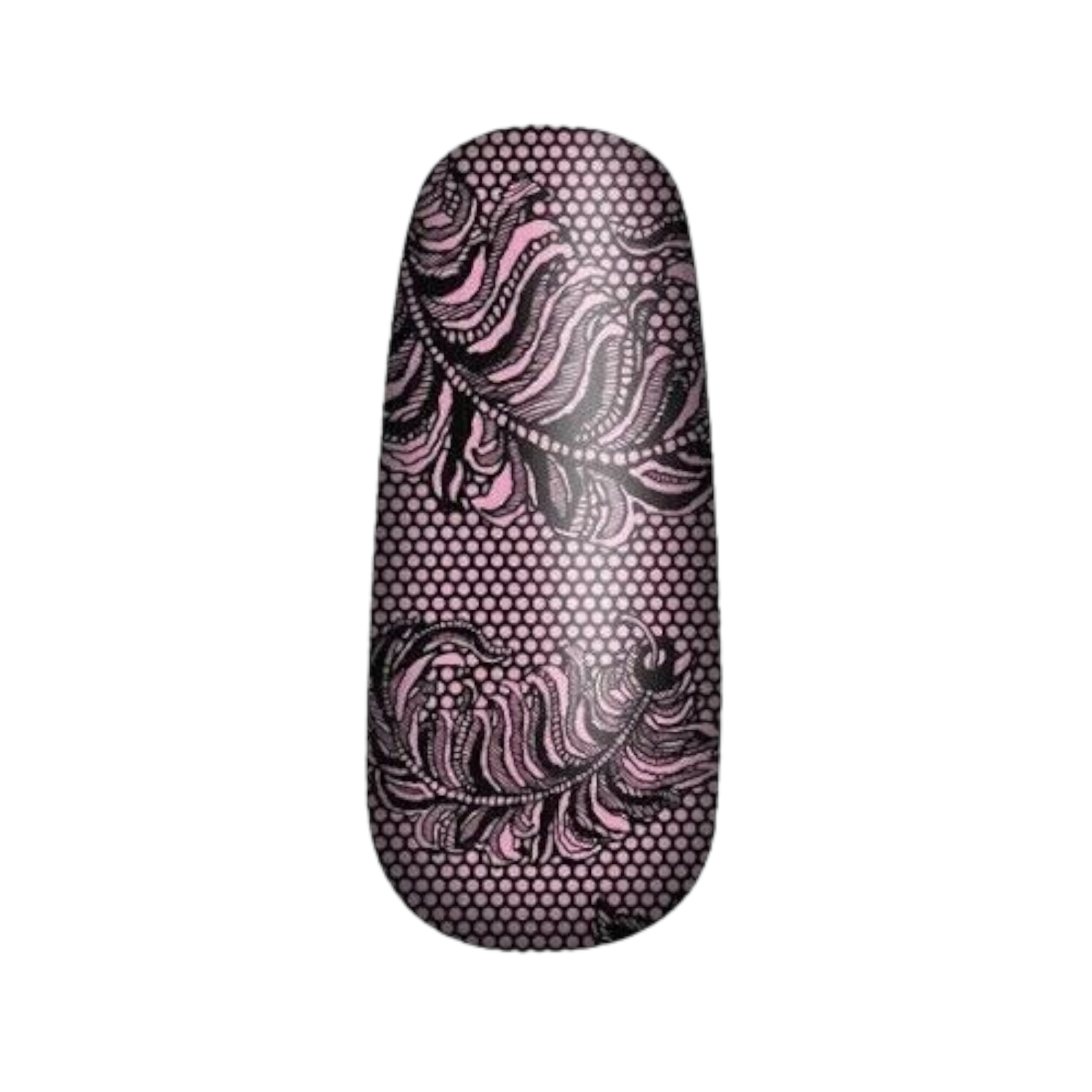 OPI Pure Lacquer Apps - Lace Pink Black AP105 - Nail Wraps