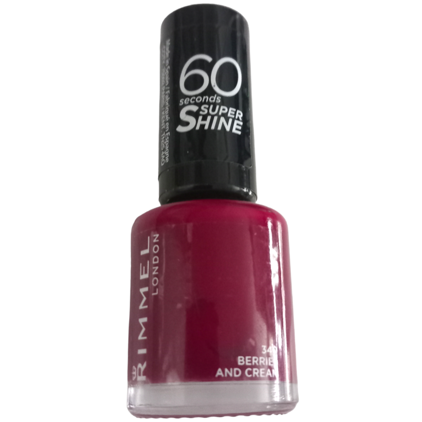 Rimmel 60 Seconds Nail Polish 340 Berries and Cream 8ml