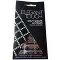Elegant Touch Envy Nail Wraps Accents Black and Diamond Designer Nails Quick Tip