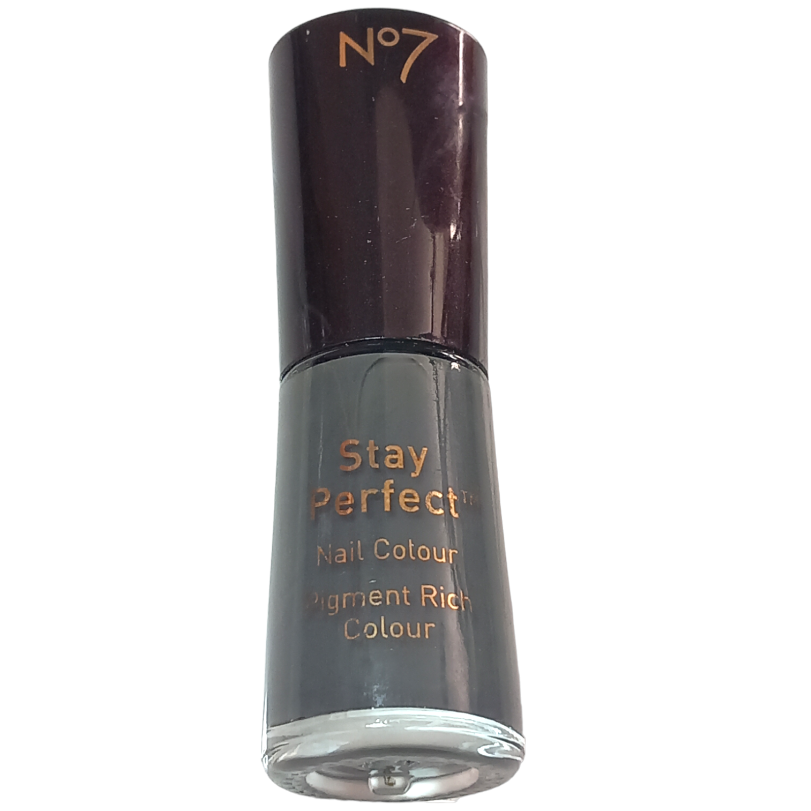 Boots No7 Stay Perfect Nail Polish 10 Grey Skies 10ml