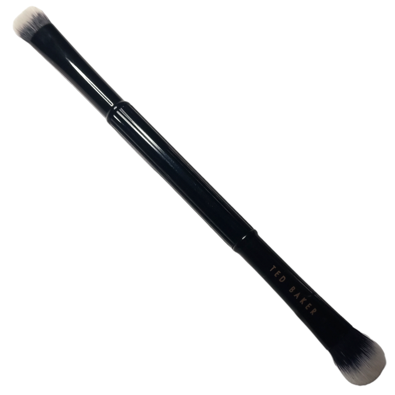 Ted Baker Eyeshadow Brush Black Double Ended Synthetic Bristles Tool Apply