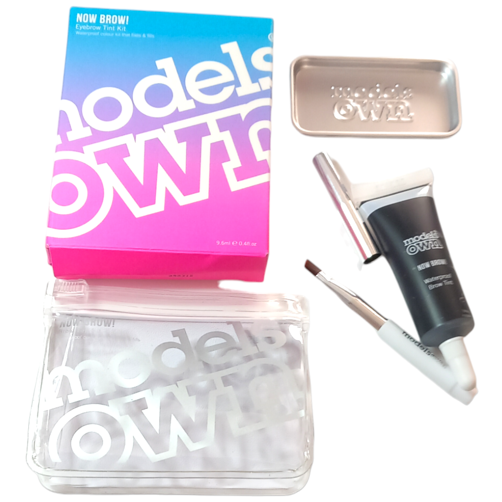 Models Own Now Brow Eyebrow Kit 05 Deep Brown 9.6ml