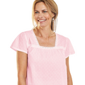 Cotton Traders Dobby Nightdress Size 22 Powder Pink Ladies Women Color Woven