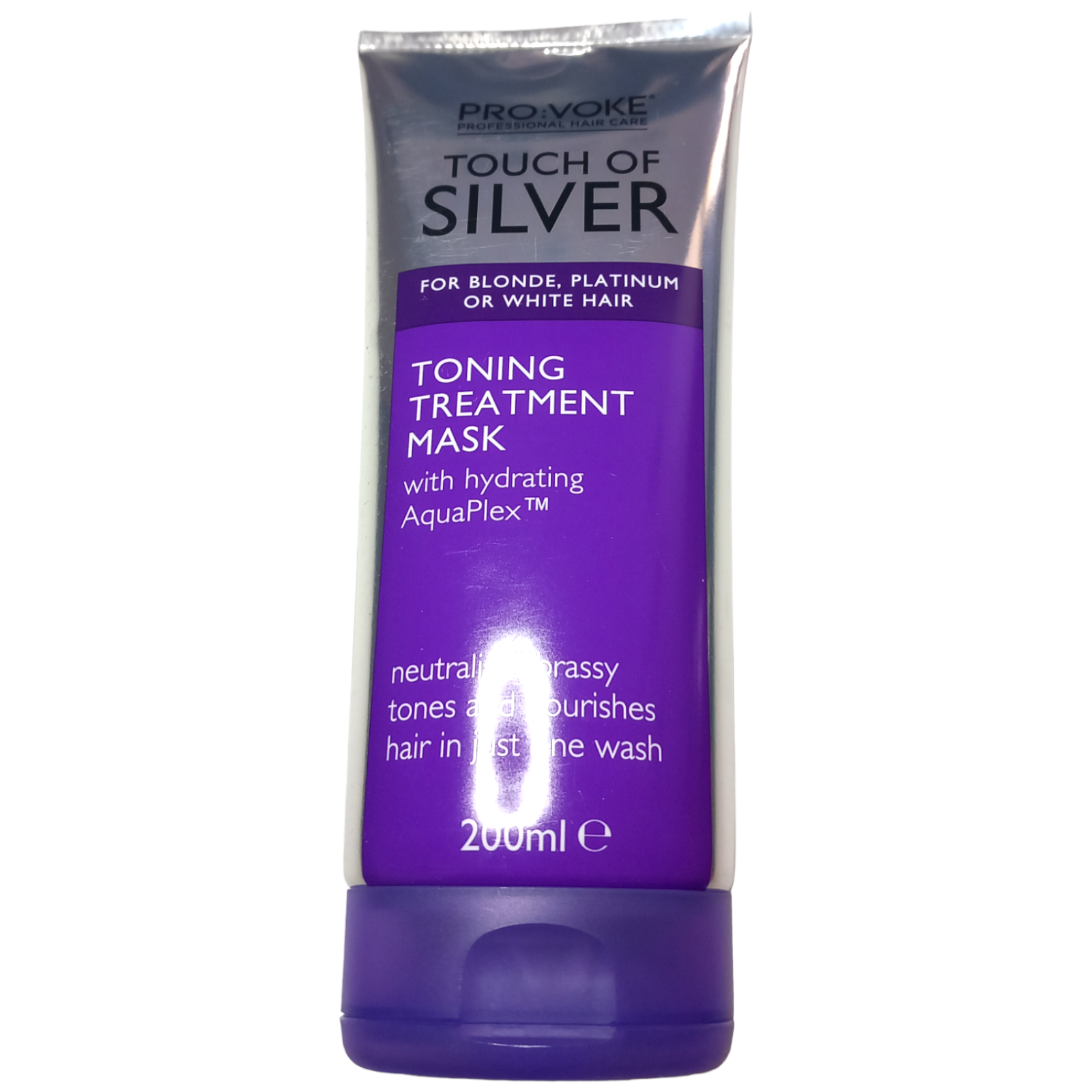 ProVoke Touch of Silver Hair Toning Mask - 200ml - Treatment AquaPlex Brassy Tones