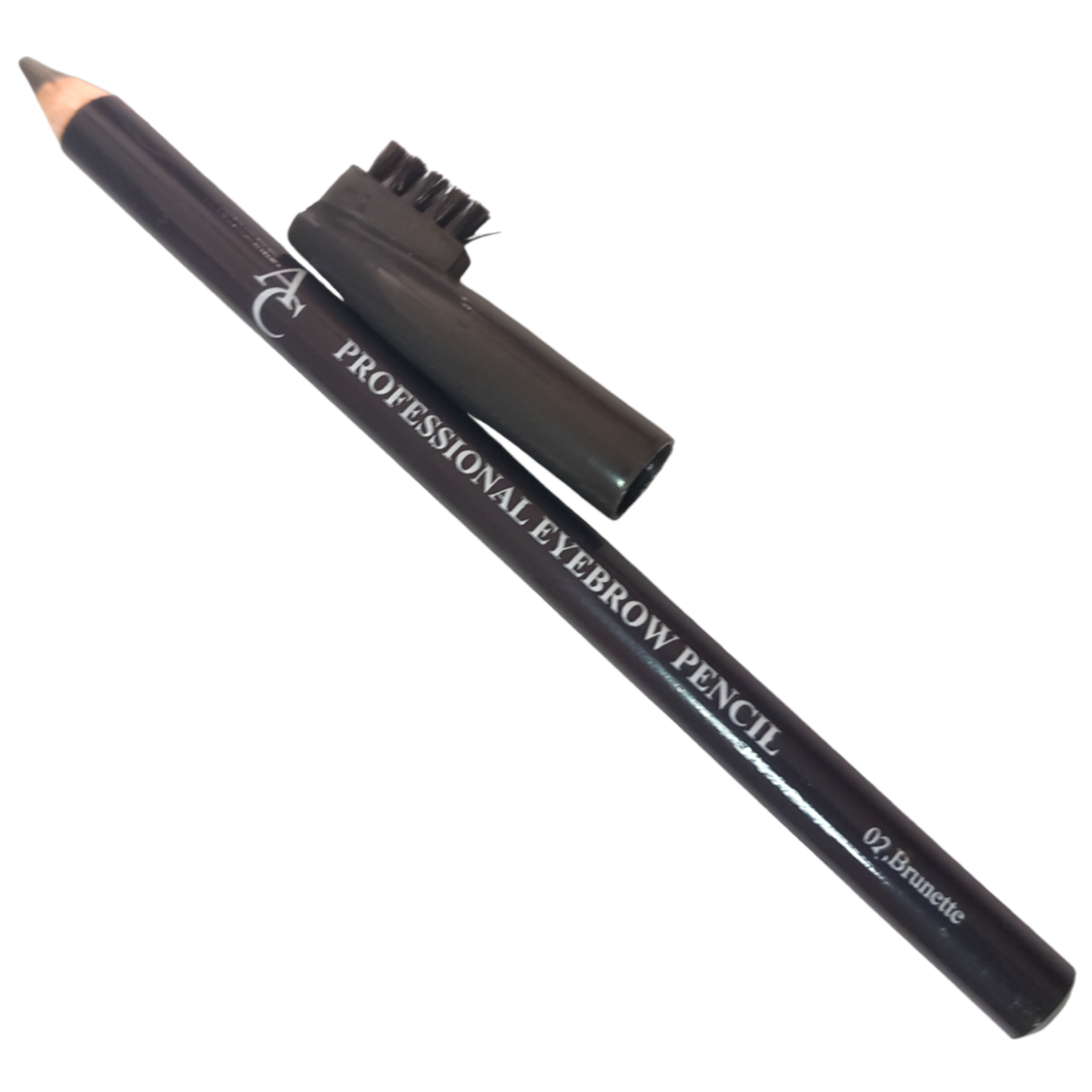 AC Professional Eyebrow Pencil 02 Brunette Brown Brush Aurora