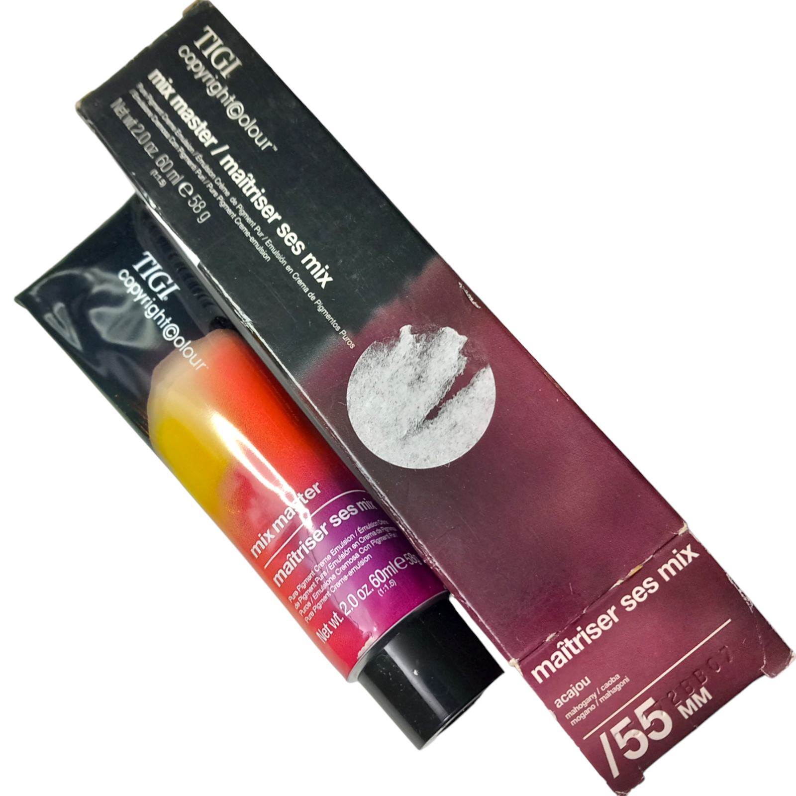 TIGI Hair Dye 55 MM Mahogany Copyright Colour Mix Master Pigment Cream Emulsion
