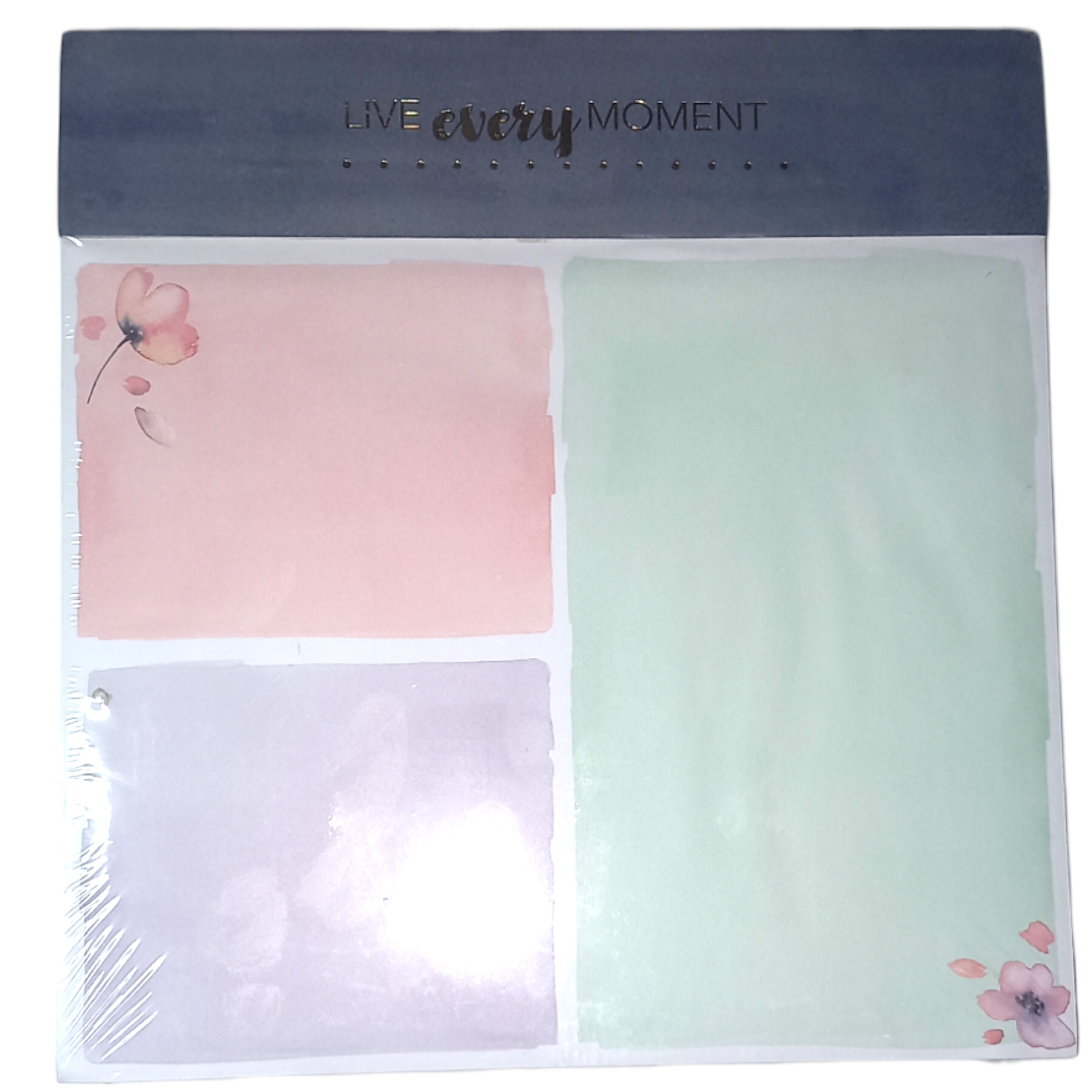 Notepad Chunky Deskpad Notes Reminders To Do List Live Every Moment Section Pad