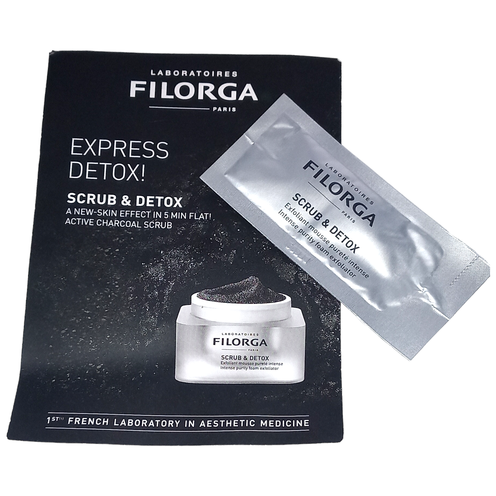 Filorga Purity Foam Exfoliator Sample Sachet Scrub Detox Intense Laboratories