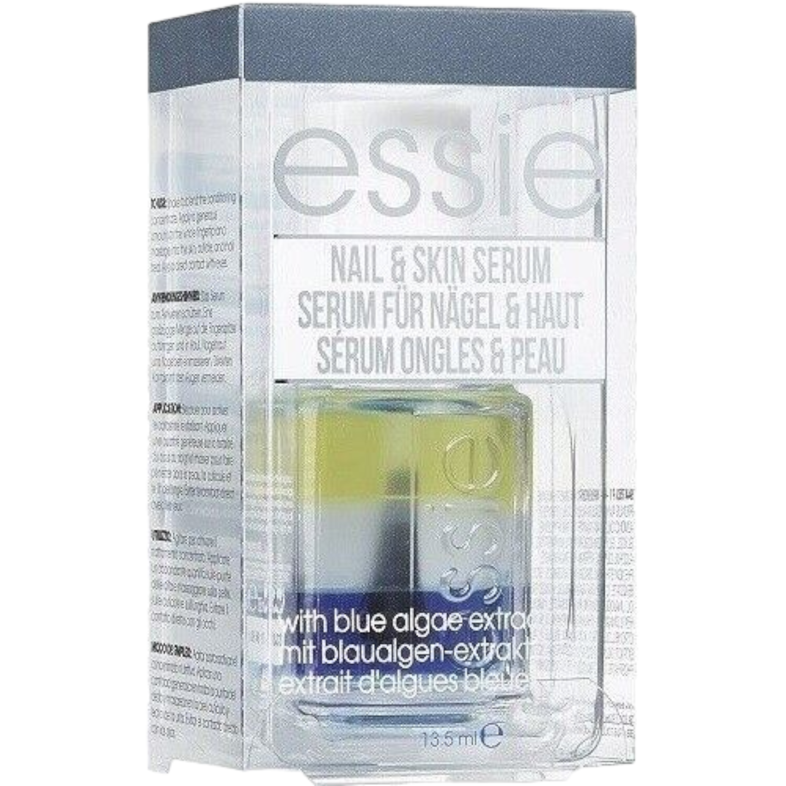 Essie Serum Nail Polish Blue Algae Extract 3in1 Replenish Nails Varnish 13.5ml