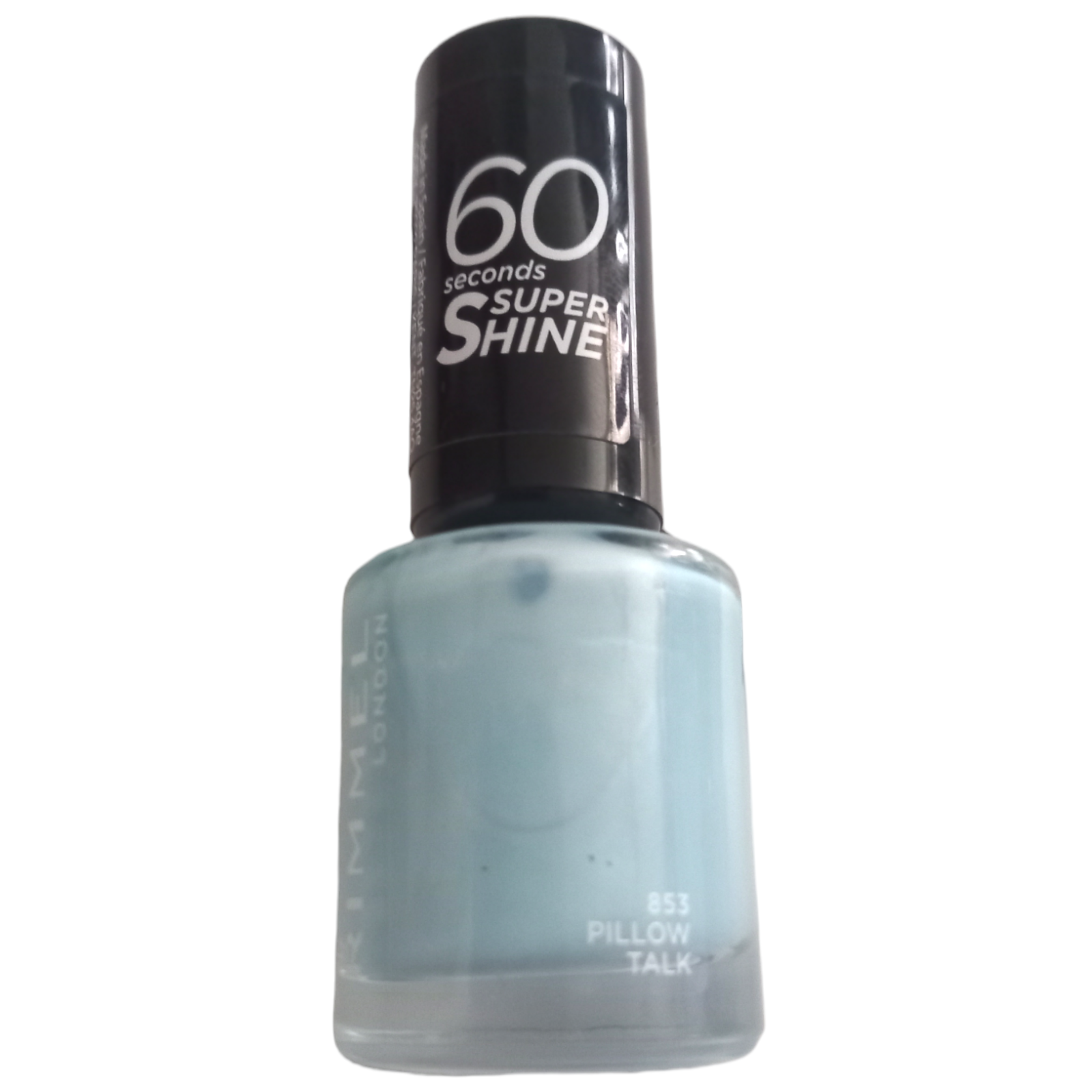 Rimmel 60 Seconds Super Shine Nail Polish 853 Pillow Talk Blue 8ml
