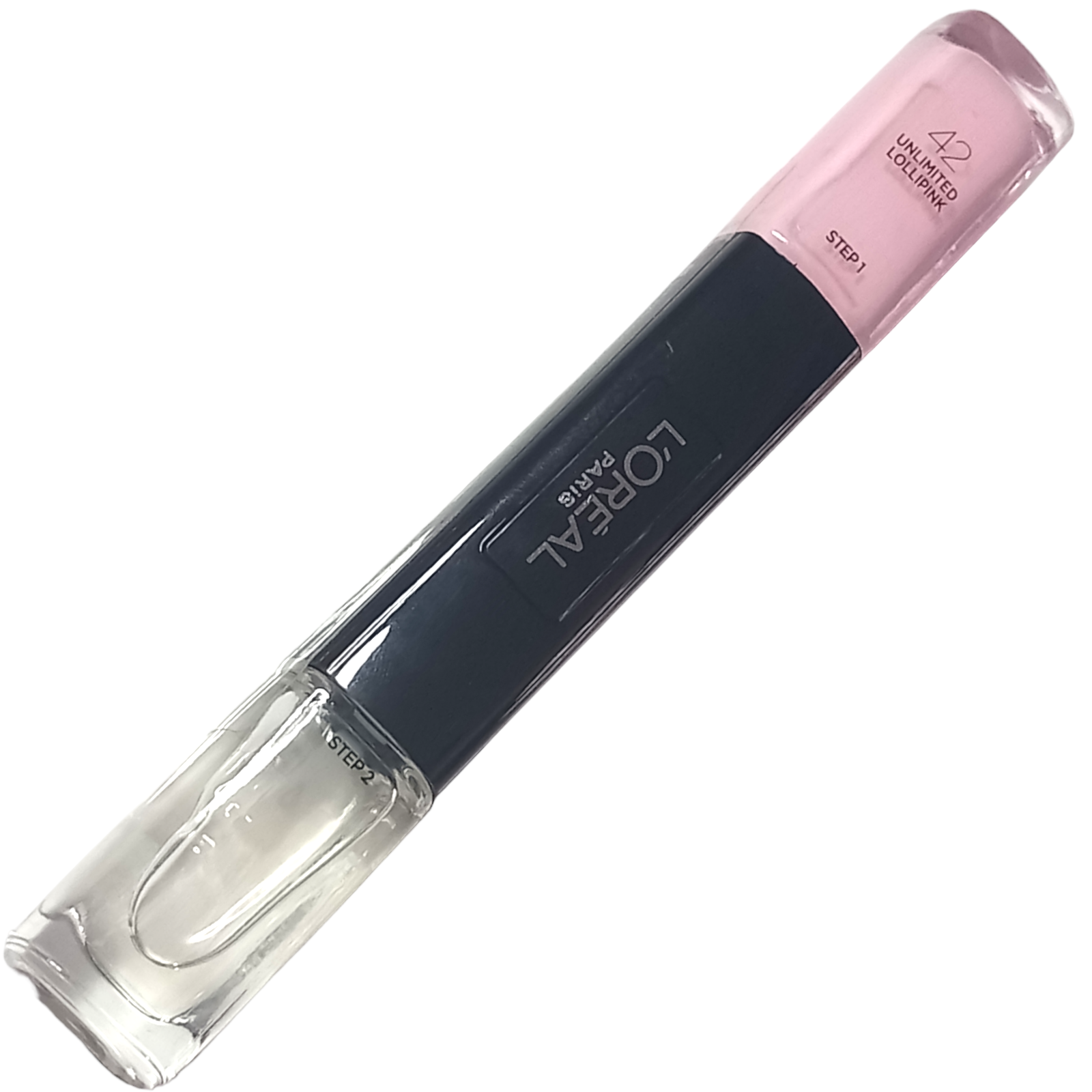 Loreal Gel Shine Infaillible Nail Polish Duo 042 Unlimited LolliPink 10ml