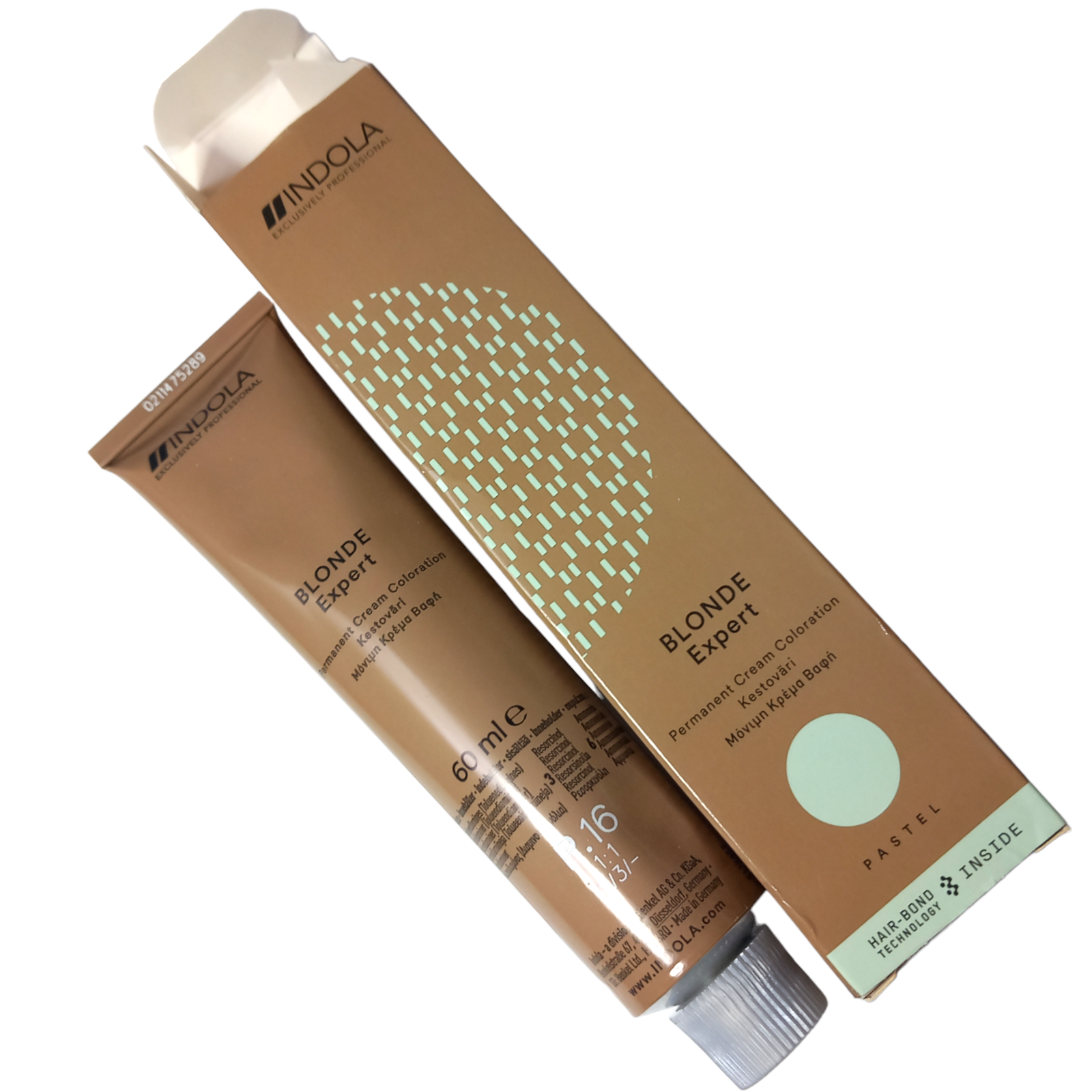 Indola Blonde Expert Permanent Cream Hair Dye P16 Pastel Ash Red 60ml Colour