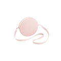 Paco Rabanne Crossbody Bag Olympea Pink Round Small Long Strap Pvc Zip Closure