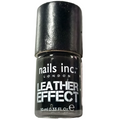 Nails Inc Leather Effect Nail Polish Noho Black 10ml