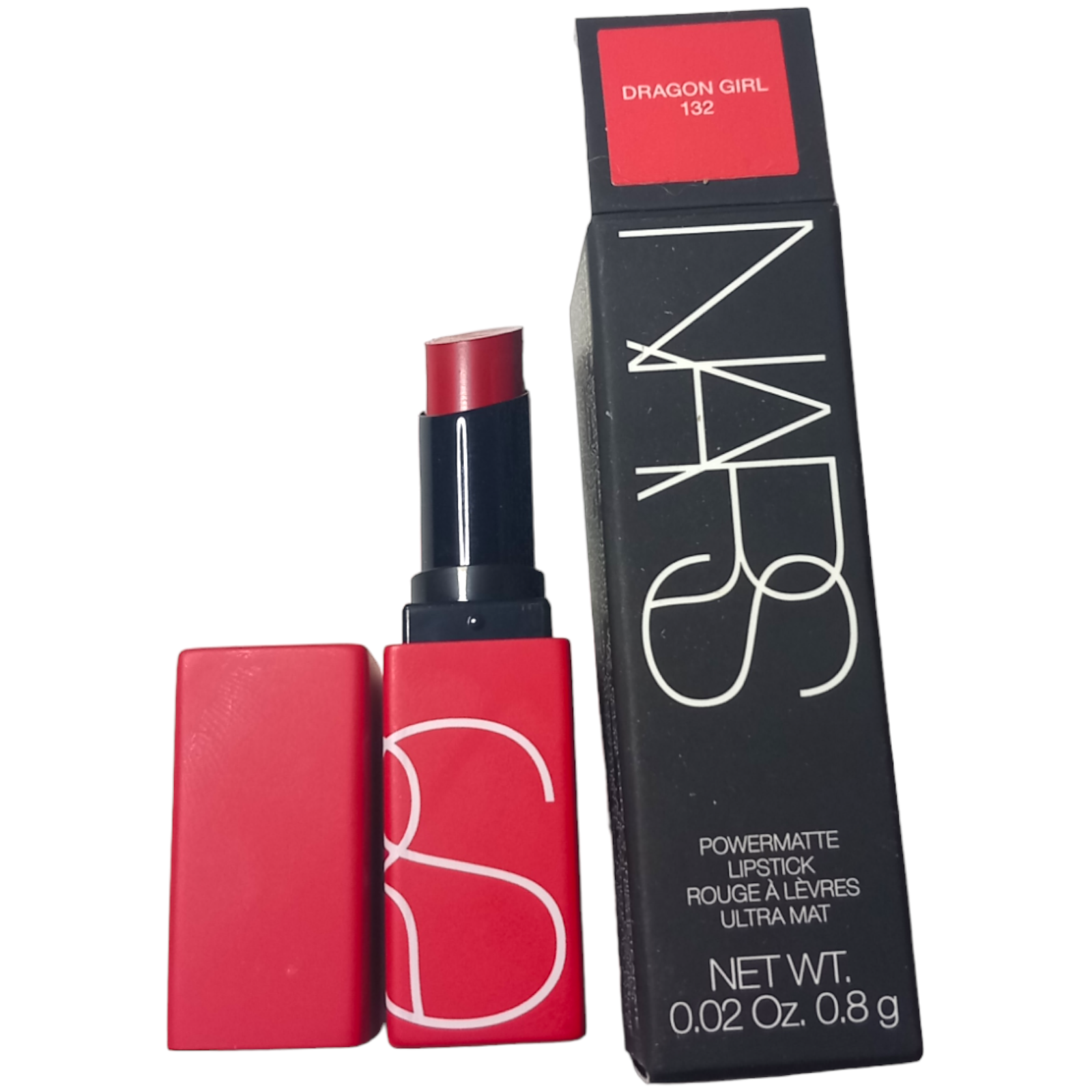 NARS Mini Lipstick 0.8g 132 Dragon Girl Power Matte Travel Size Lip Colour Red