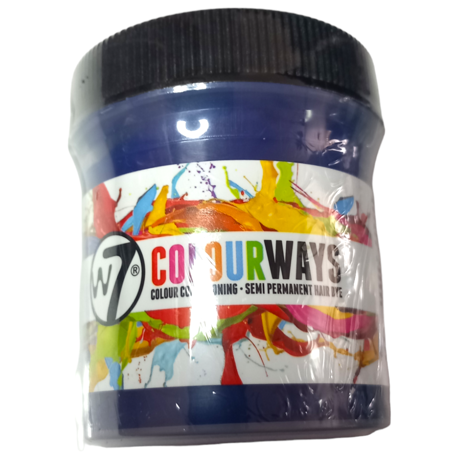 W7 Colourways Hair Dye 90ml Wild Blue Colour Conditioning Semi Permanent Ends