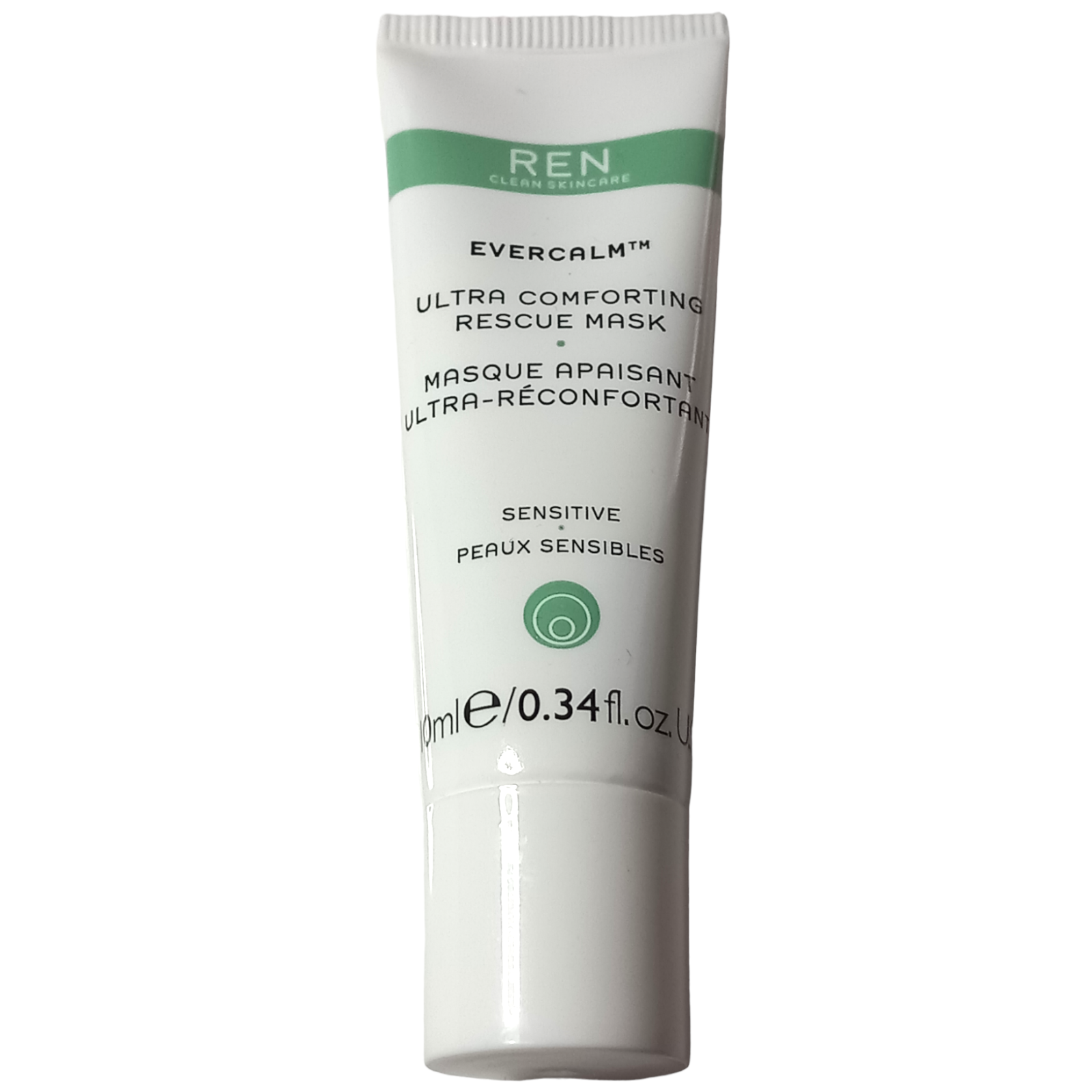 REN EverCalm Rescue Mask 10ml Travel Size Skin Sensitive Face Ultra Comforting