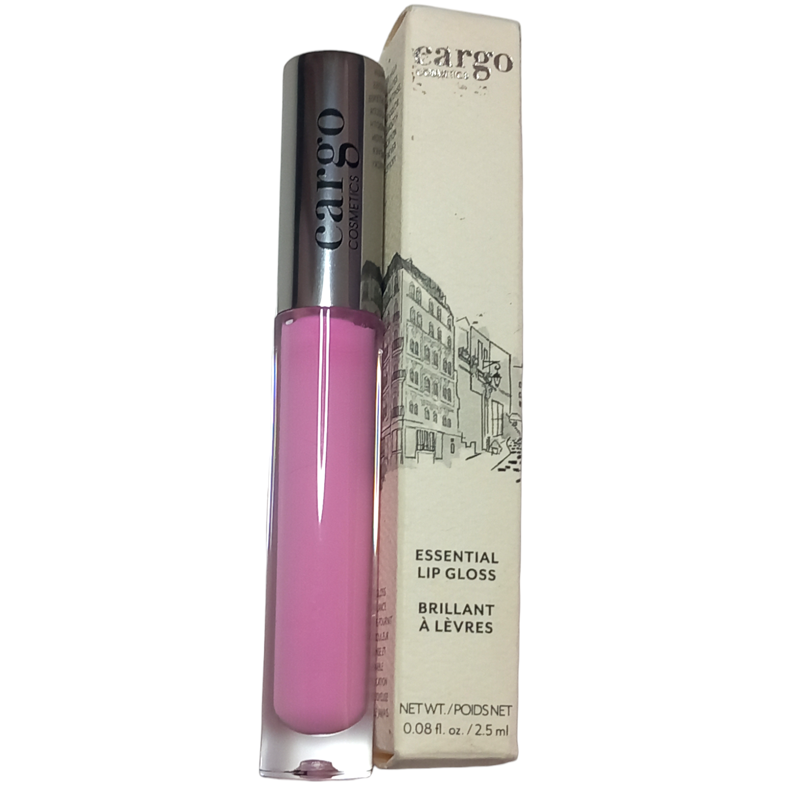 Cargo Lip Gloss 2.5ml 03 Oslo Pink Shimmer Shine Lips Essential Face