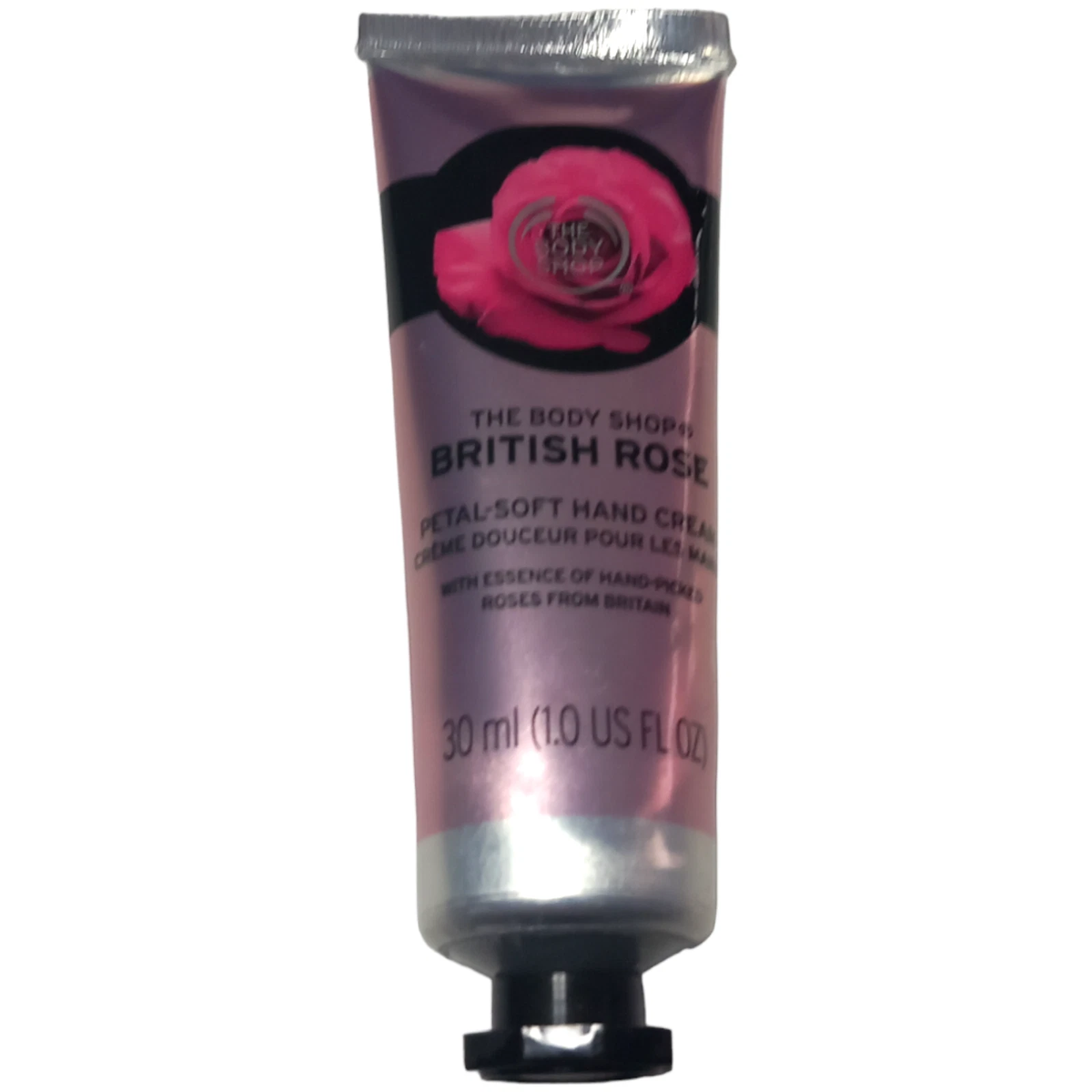 Body Shop Hand Cream 30ml British Rose Travel Size Petal Soft Scented Skin