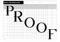 Golf Scorecard Printable: A4 Digital Score Tracker (PDF)
