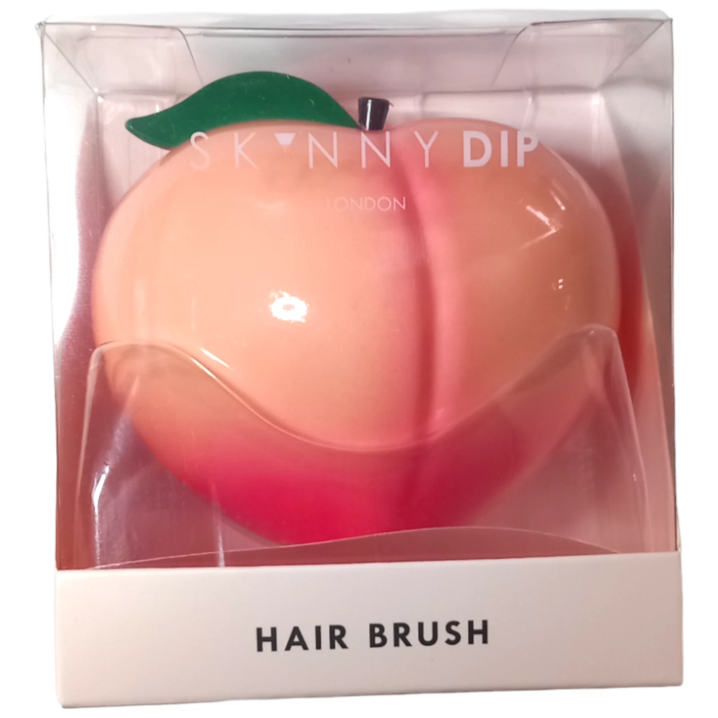 Skinnydip Peach 3D Hair Brush - 9cm