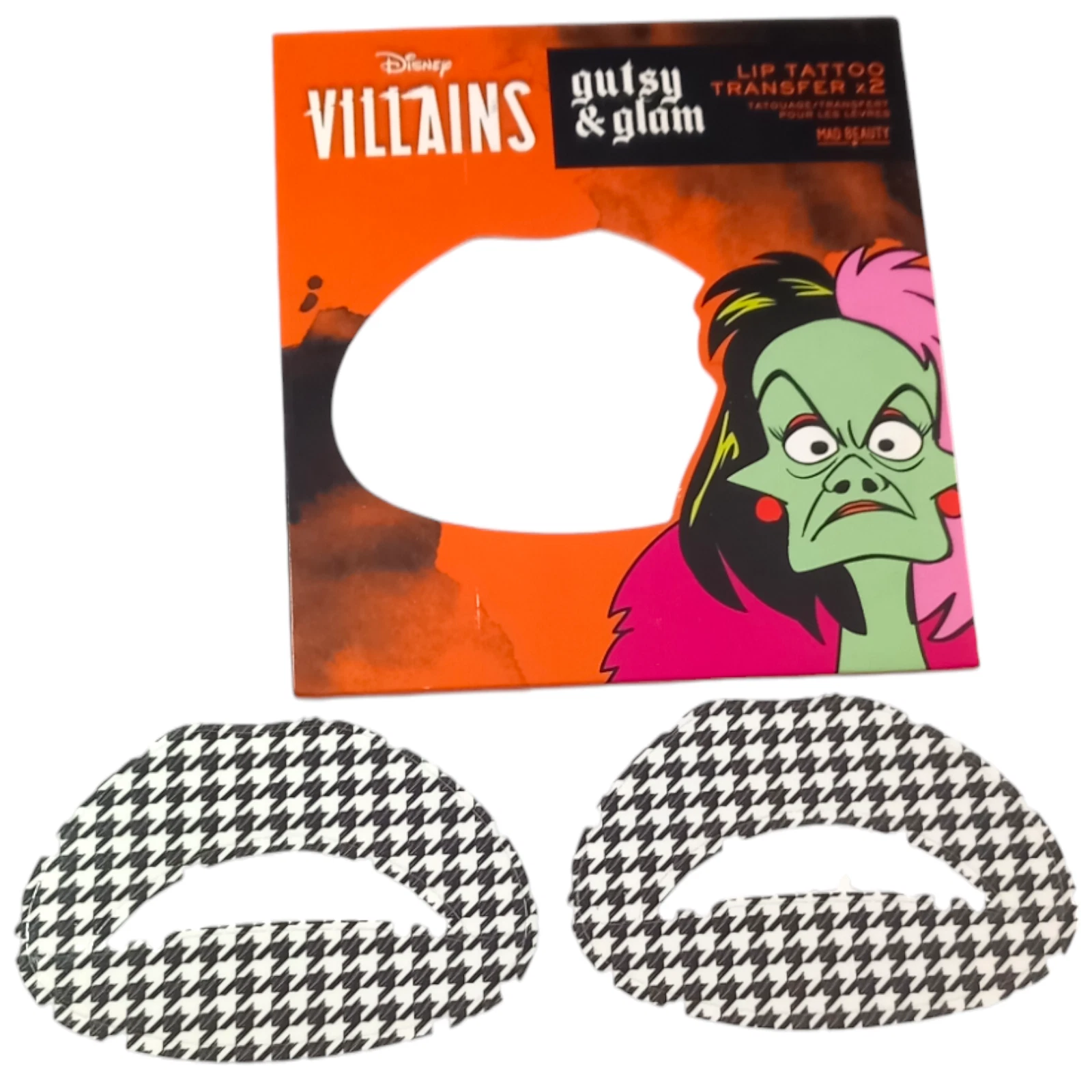Disney Villains Gutsy & Glam Lip Tattoo Transfer - Cruella - Mad Beauty