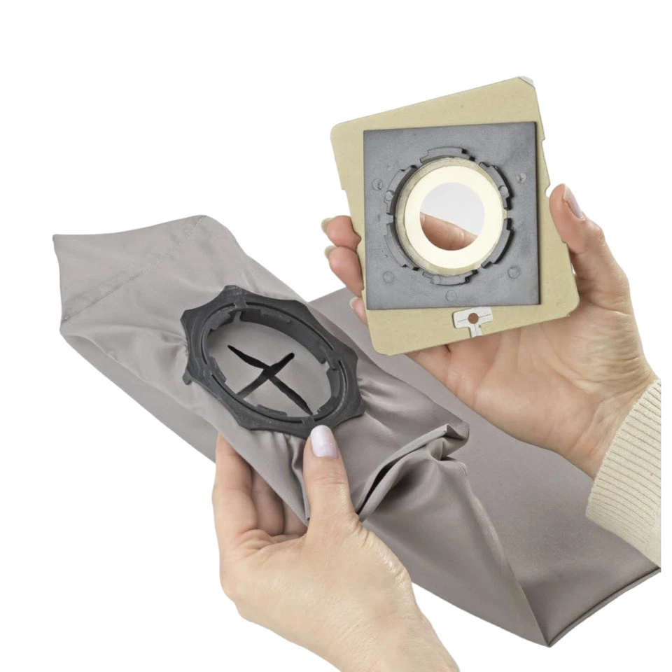 Wenko Universal Permanent Vacuum Cleaner Bag - Grey - 24.5 x 35 cm